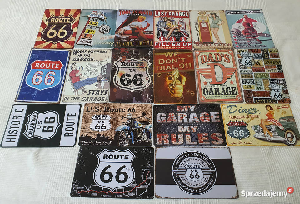 METALOWA TABLICZKA SZYLD RETRO CLASSIC GARAŻ wielkopolskie Poznań