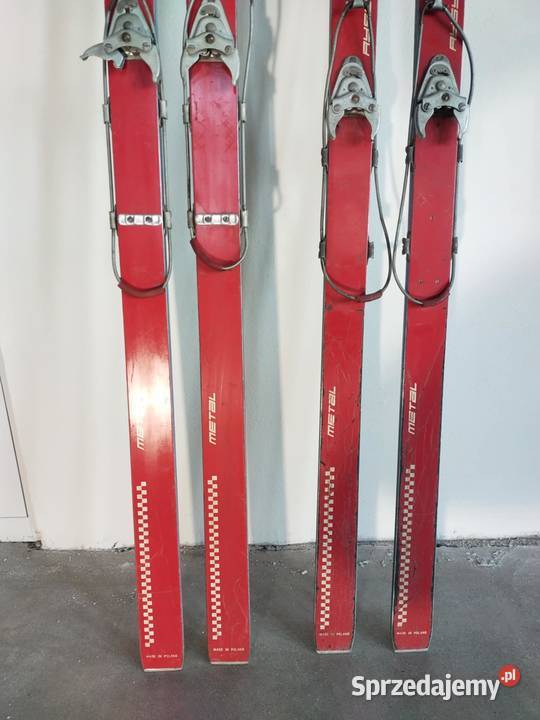 Narty Zakopane czerwone Rysy 2 komplety KF72 małopolskie Kraków