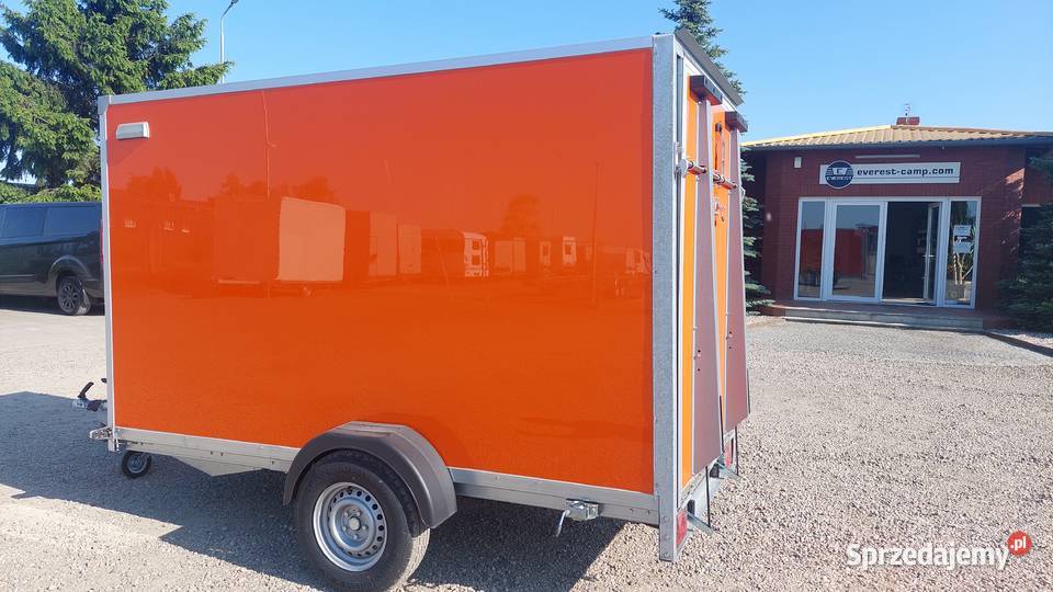 Furgon Kontener z Trapem Najazd Garaż mobilny Niewiadów Leszno