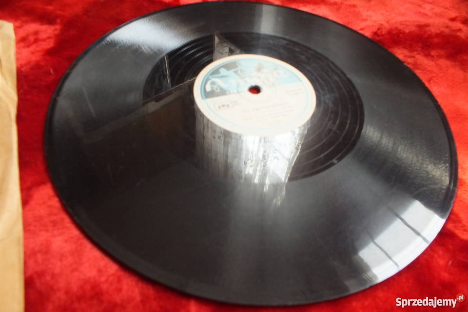 Płyta winylowa szelakowa niemiecka gruba i Płyty i kasety