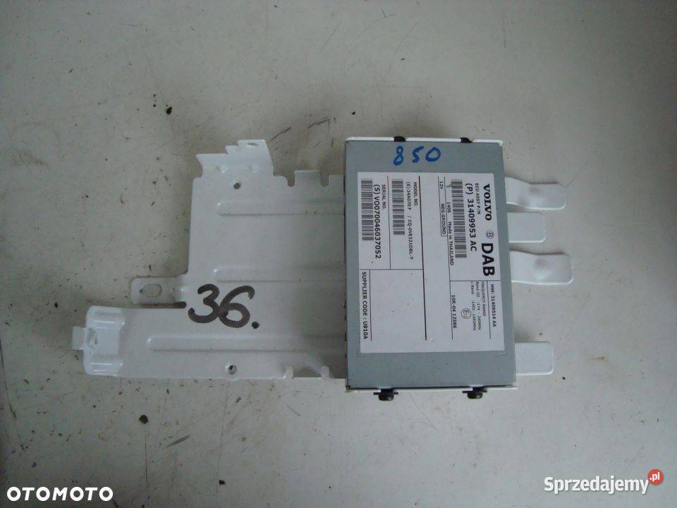 MODUŁ TUNER RADIO VOLVO S60 II LIFT 31409953AC osobowe Włoszczowa
