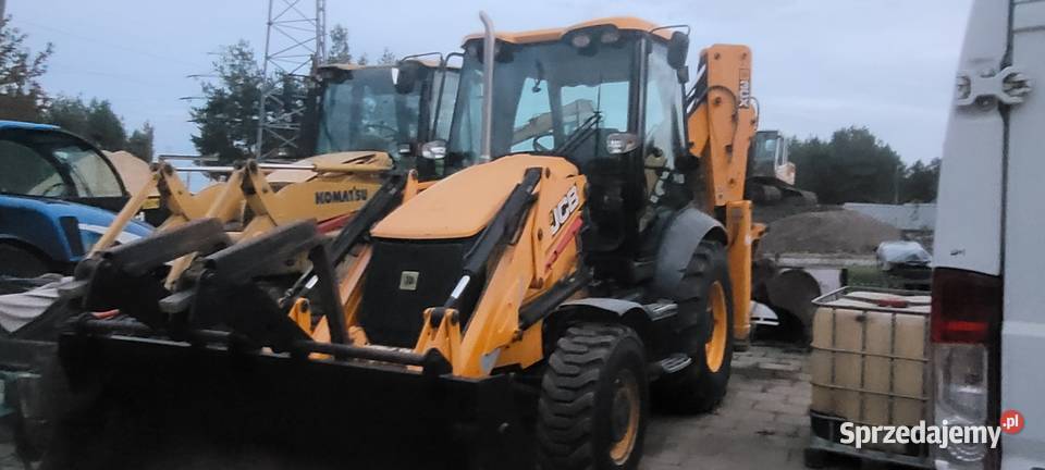 Jcb 3cx 2018 r trzy lyzki ładny stan lubelskie Tomaszów Lubelski