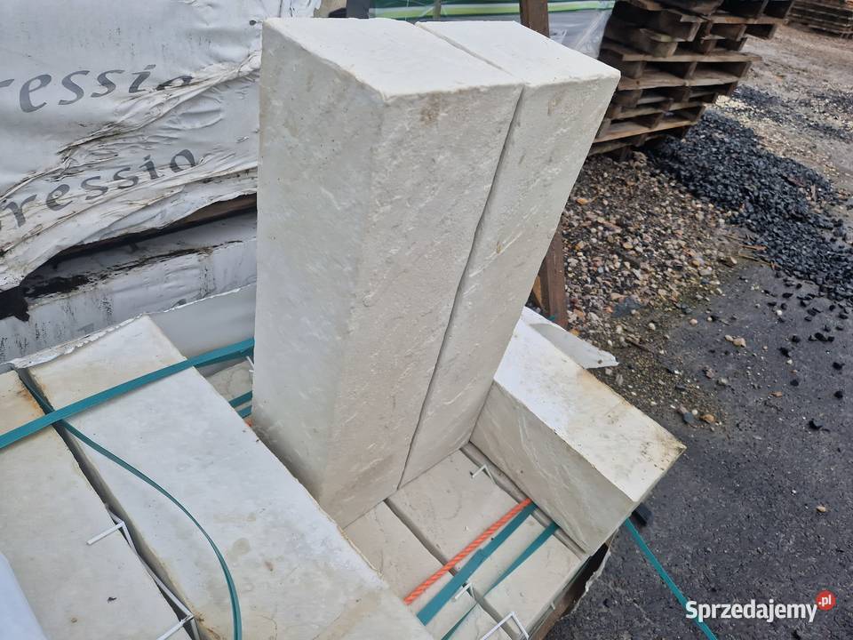 Palisada Kamienna Piedra Bianco Libet Kostka Wielogóra