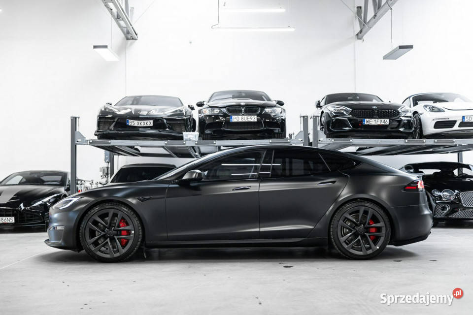 Tesla Model S Plaid 1020 17 000 Gwarancja przyciemniane szyby Model S Węgrzce