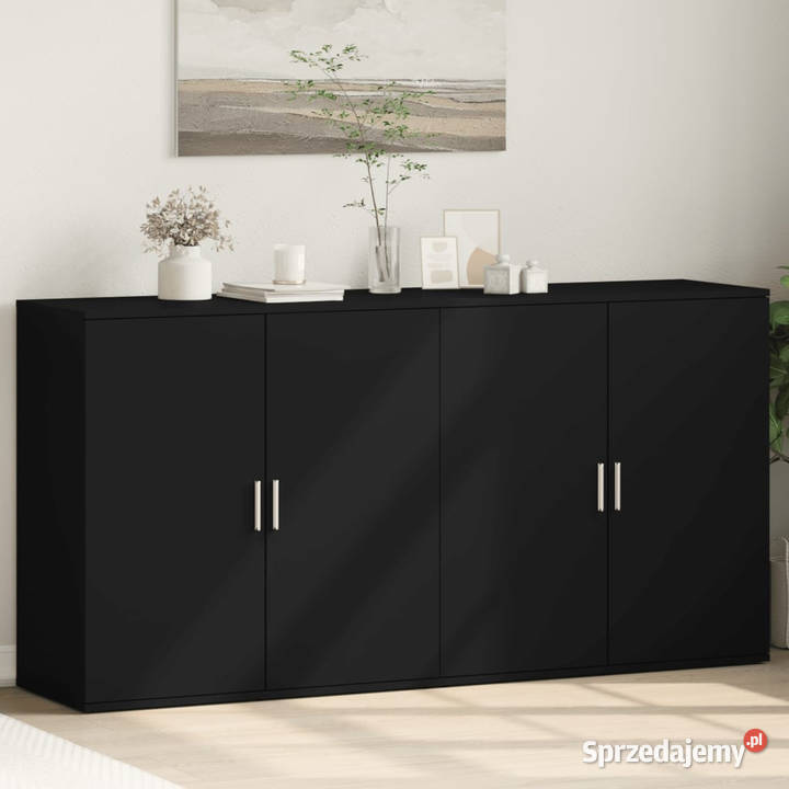 Szafki 2 czarne 79x38x80 materiał drewnopochodny Warszawa sprzedam