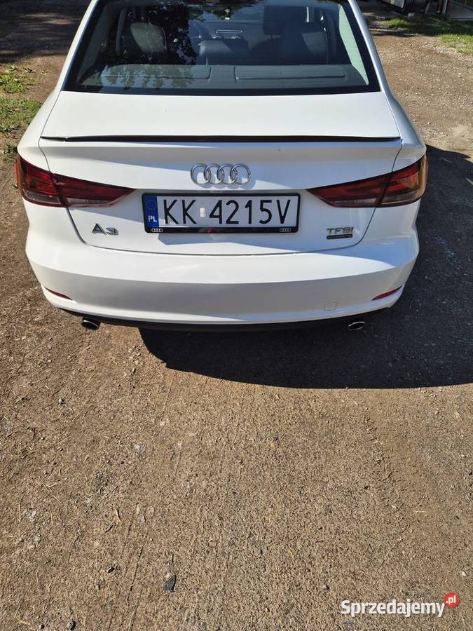 Audi A3 Limousine Audi A3 8V 20 TFSI 225 Rok produkcji 2016 małopolskie