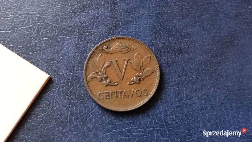 Stare monety 5 cent 1998 Kolumbia Lesko