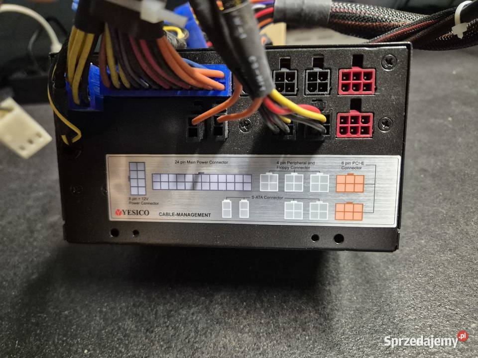 Zasilacz modularny Yesico SilentCool SC560AS12CF śląskie