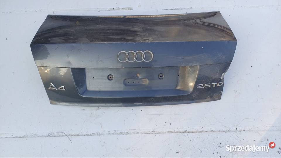 KLAPA BAGAŻNIKA AUDI A4 25 TDI osobowe Warszawa