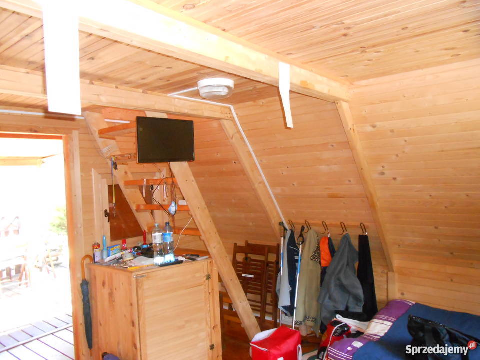 Działka z domkiem jeziorem wielkopolskie sprzedam