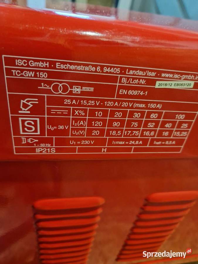 Półautomat spawalniczy Einhell TCGW 150 25120 A Głogowa