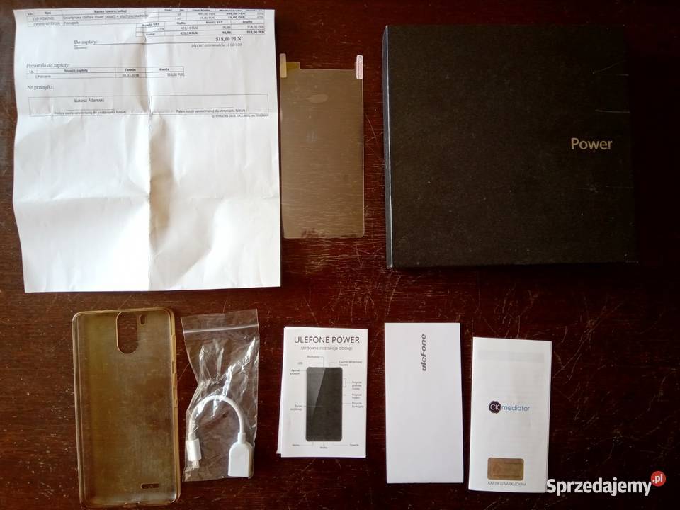 Sprzedam Smarfona UleFone Power Wooden Wschowa