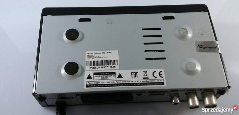 Dekoder SKYMASTER GLOBO STB hd n6 Starogard Gdański