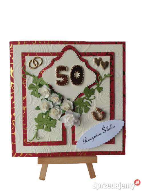 Kartki Pamiątka 50 Lecie Ślubu K4 WZ1 Poznań sprzedam