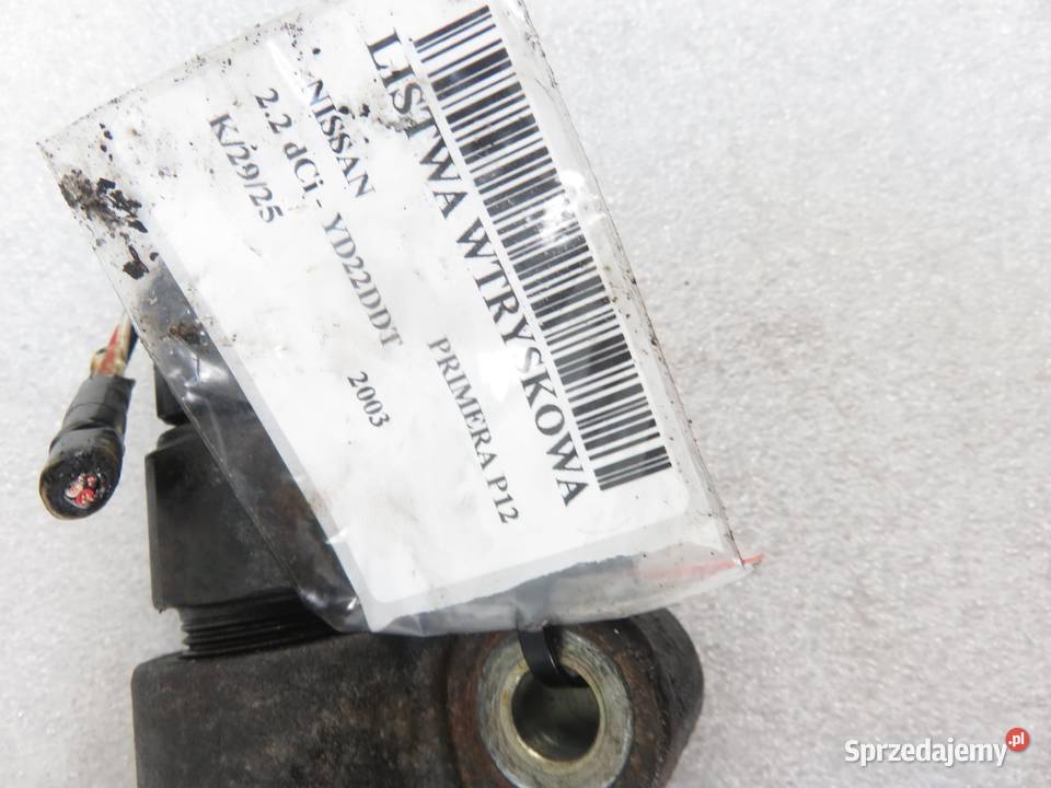 LISTWA WTRYSKOWA NISSAN PRIMERA P12 22 dCi małopolskie