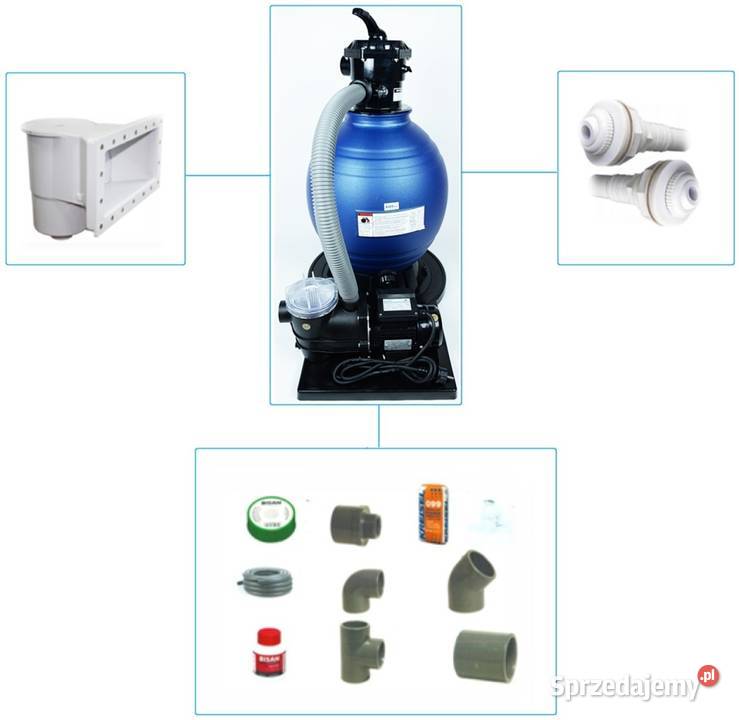 Ogrodowy basen polipropylenowy Mallorca 5x3x15m Lublin