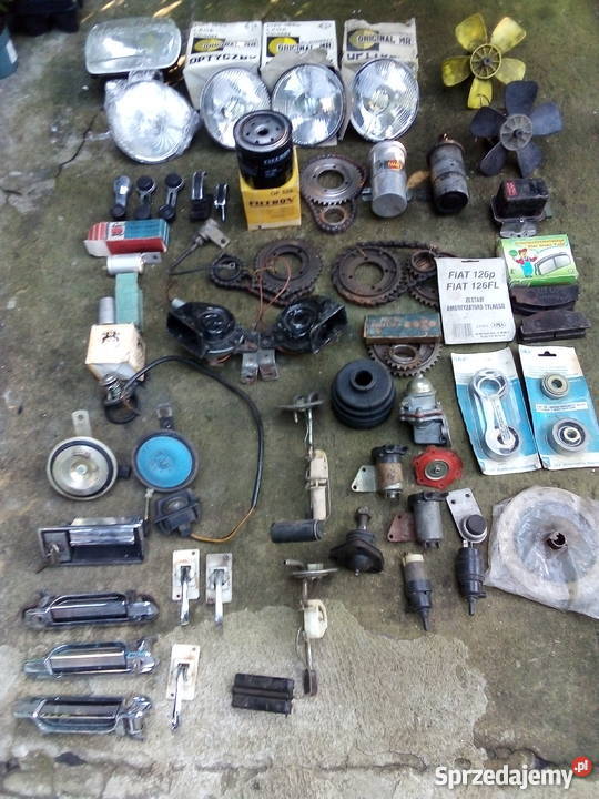 Chlapacze zagłówki Fiat126p Leszno