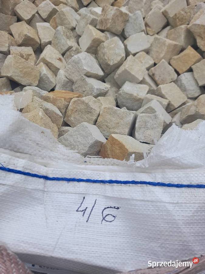 Kostka Piaskowie Żółty łupana 4x6 Kostka brukowa Sieradz sprzedam