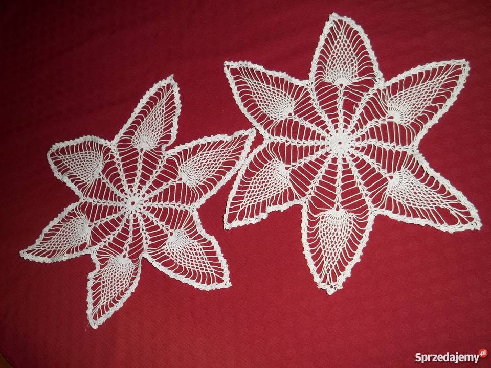 Serwetka szydełkowa serweta serwetki RĘKODZIEŁO Łódź