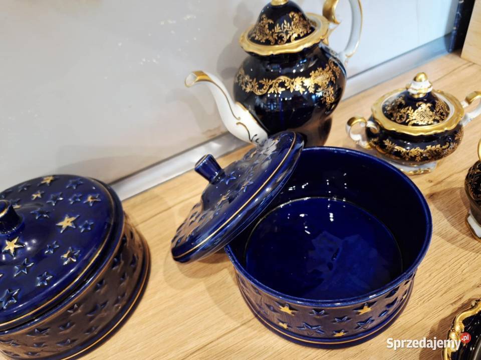 Bomboniera kobaltowa gwiazdki Świeta warmińsko-mazurskie Braniewo