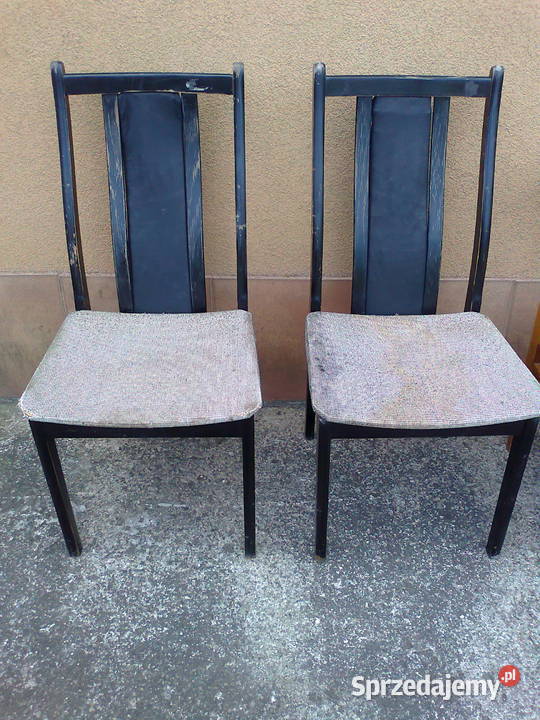 Krzesła PRL do renowacji Łomża