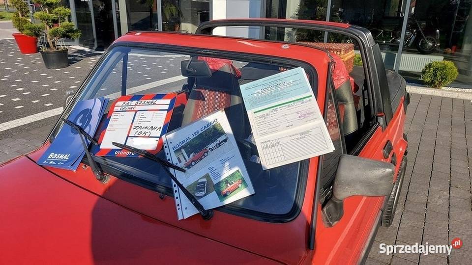 uwaga fabryczny lakier Fiat BOSMAL KABRIO NOWY Chrzanów
