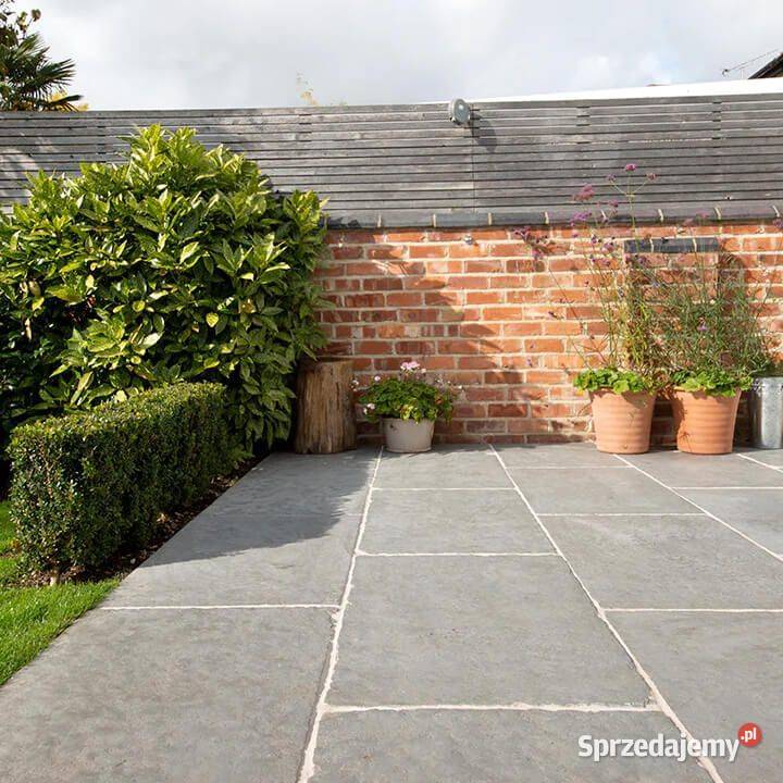 Płytki wapień Grey Limestone bębnowane 60x60x22 pomorskie Gdynia