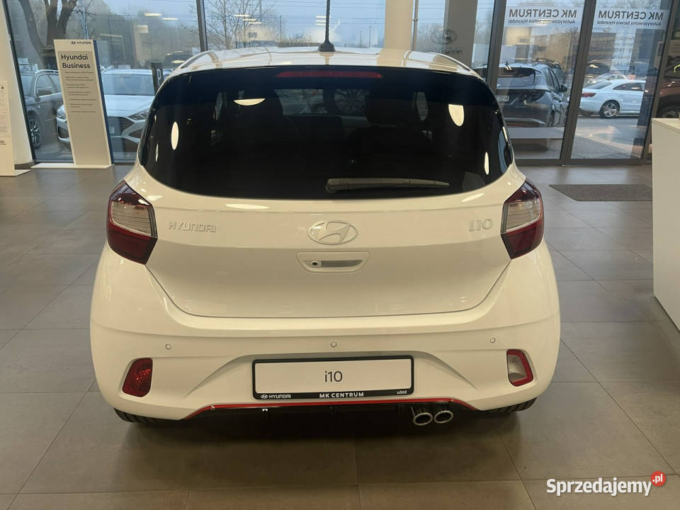 Hyundai i10 12 MPI 5MT 79 wersja Nline dostępny wielofunkcyjna kierownica Piotrków Trybunalski
