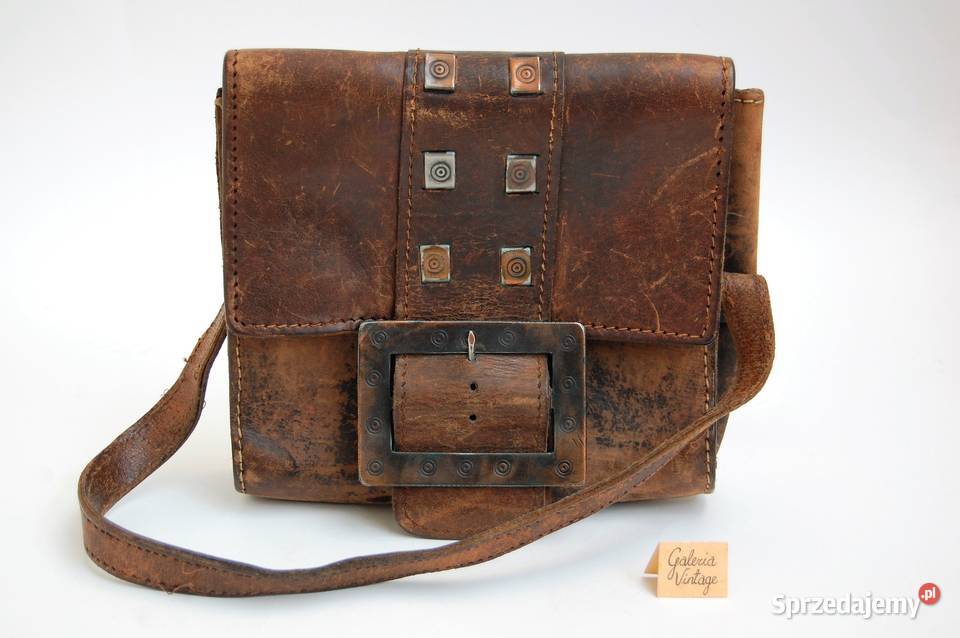 Torba skórzana do ręki vintage lata 70 kuta lubelskie Lublin