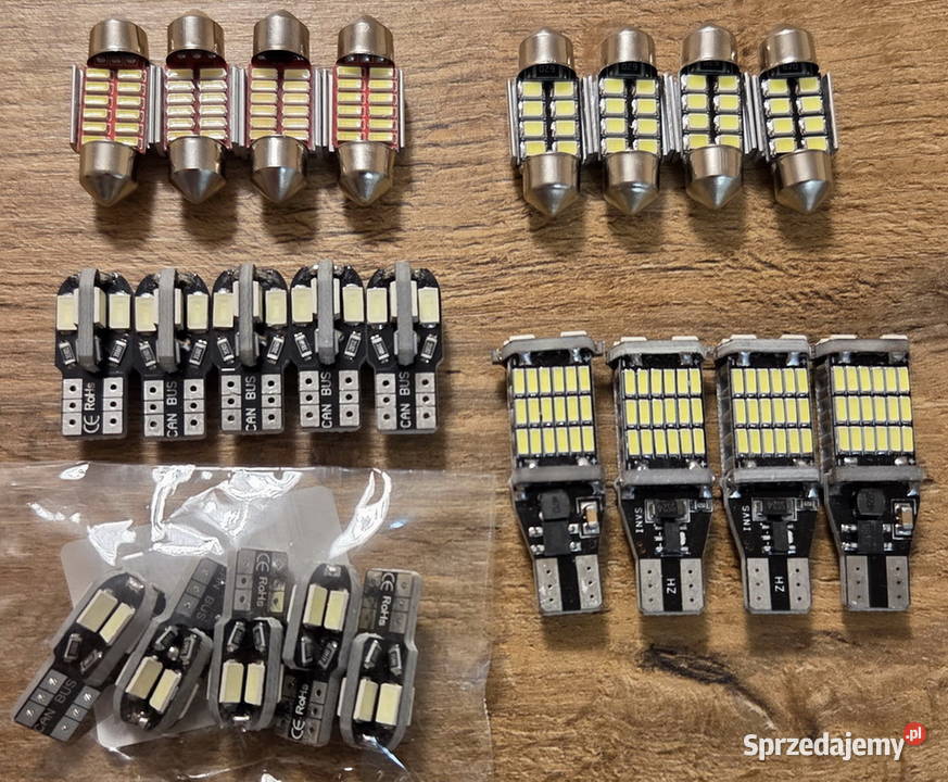 Żarówki oświetlenia wnętrza LED mocne białe Białystok