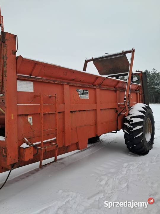 Rozrzutnik obornika Orange 12t łańcuchy hakowe Rozrzutniki obornika Radzyń Podlaski
