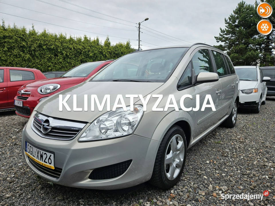 Opel Zafira 7 Foteli Klimatyzacja Czujniki elektryczne lusterka Zafira Ruda Śląska sprzedam