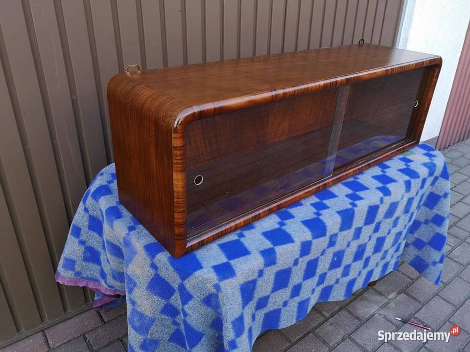 Półka Szafka Witryna Wisząca ARTDECO Orzech Swarzędz sprzedam