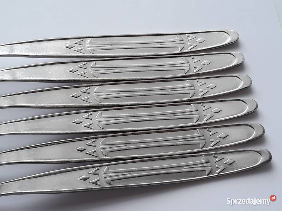 Widelce do mięs wędlin zakąsek ART DECO Lefana Sztućce Dąbrowa Górnicza sprzedam