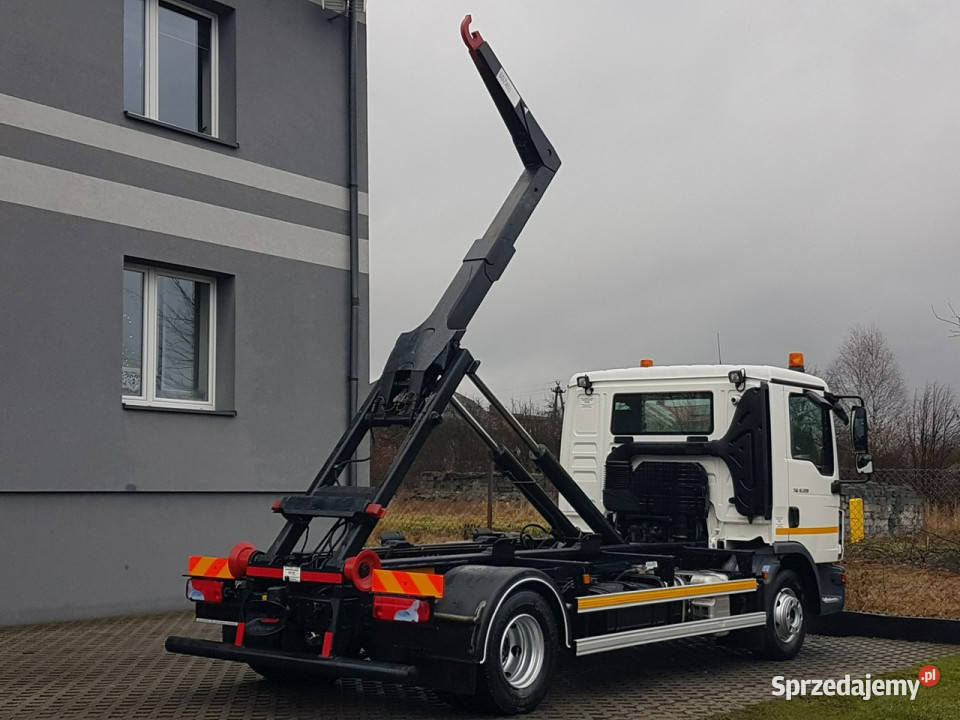 MAN TGL 12220 HAKOWIEC 4X2 KLIMA DO KONTENERÓW Poręba