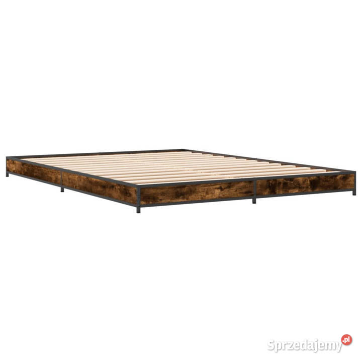 Rama łóżka przydymiony dąb 120x200 WM845153 Warszawa sprzedam