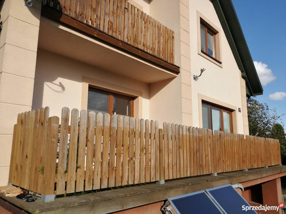 Balustrada balkonowa drewniana Zamość