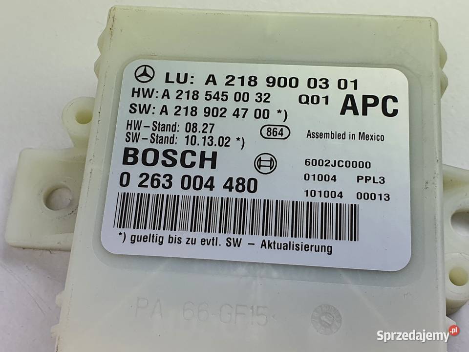 Modul Parkowania Pdc Mercedes Cls W218 Łódź