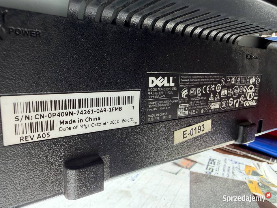 Monitor LCD Dell E170Sb 17 Dell małopolskie Stary Sącz sprzedam