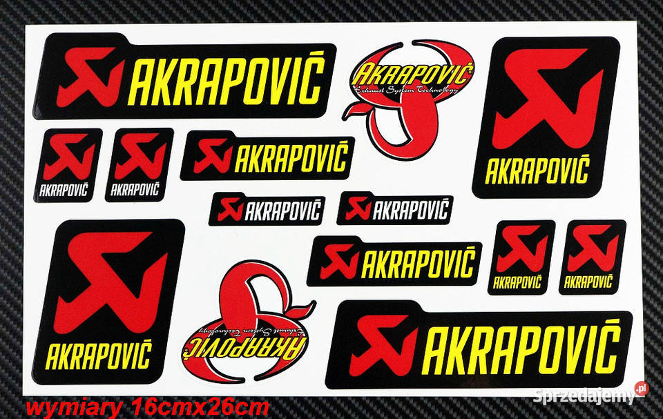 Naklejki KTM AKRAPOVIC WP suspension TWIN AIR sprzedam