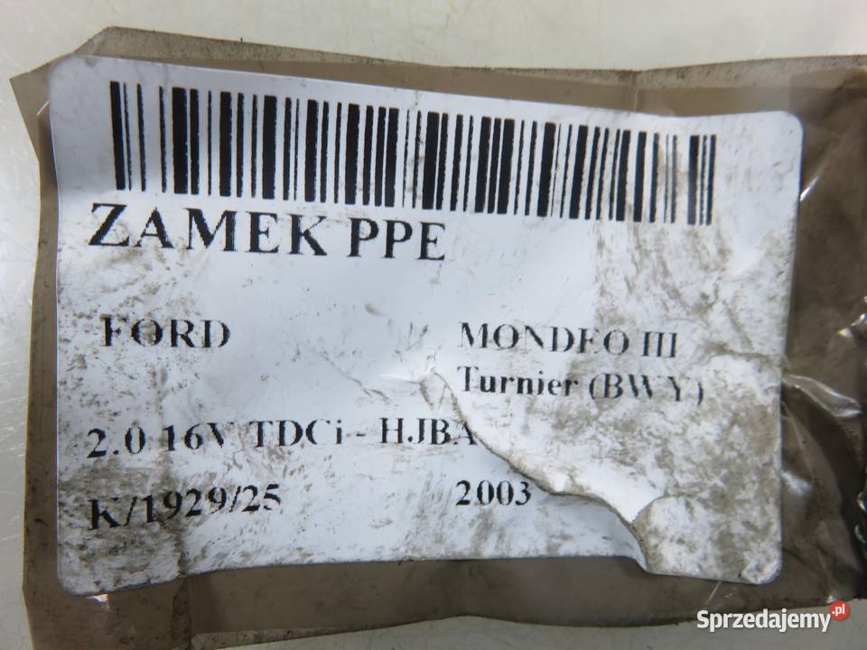 ZAMEK PRAWY PRZEDNI FORD MONDEO III 1S7AF21812KA