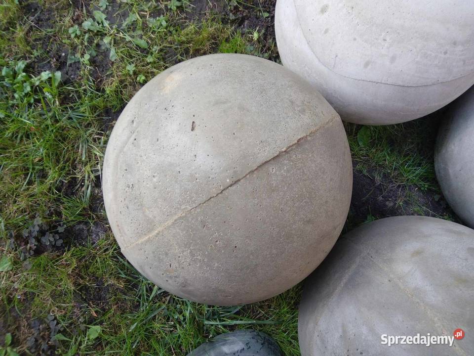 Kula betonowa ogrodowa cementowa 40 pełna kule Łódź