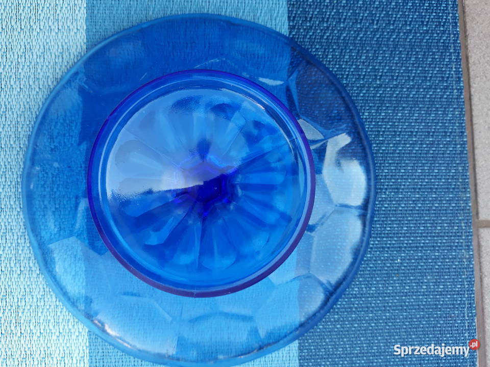 Patera szkło kolorowe Prl