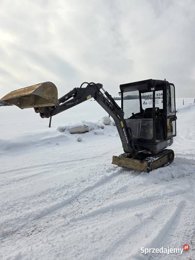 Minikoparka VOLVO EC15C małopolskie Mochnaczka Wyżna