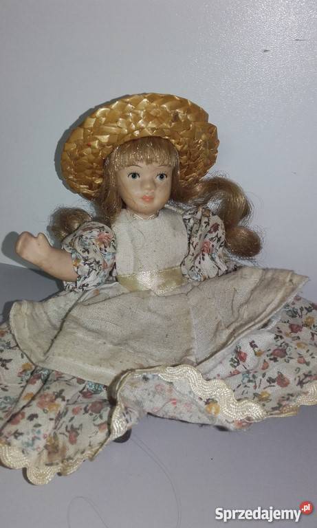 Zestaw porcelanowych lalek rower wózek huśtawka Lalki i akcesoria Ropczyce