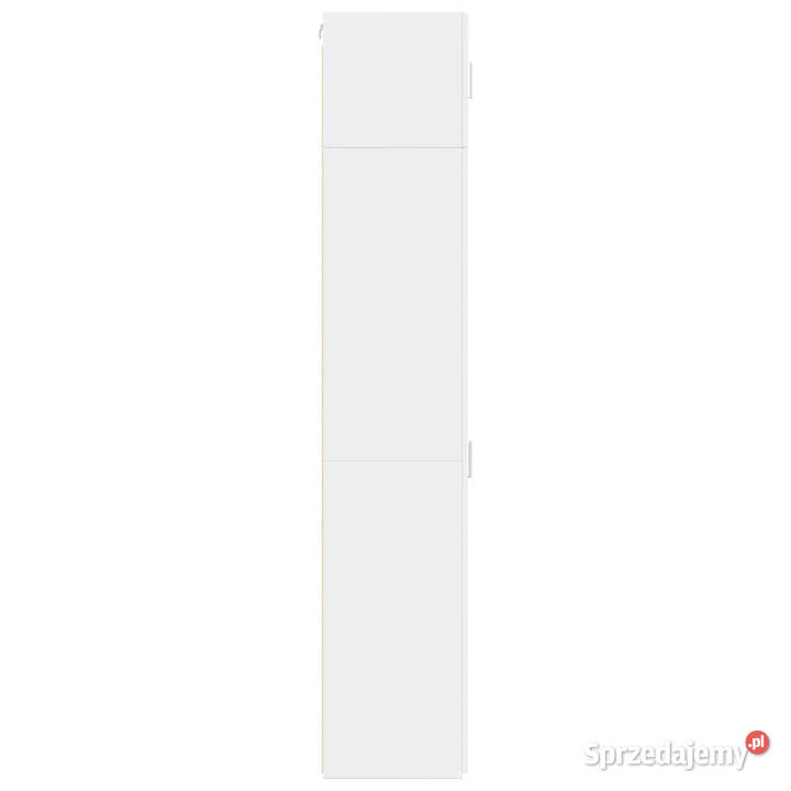 Wąska szafka biała 45x425x225 materiał