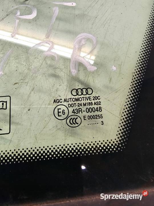 SZYBA KAROSERYJNA PRAWY TYŁ AUDI Q3 8U 2013R śląskie