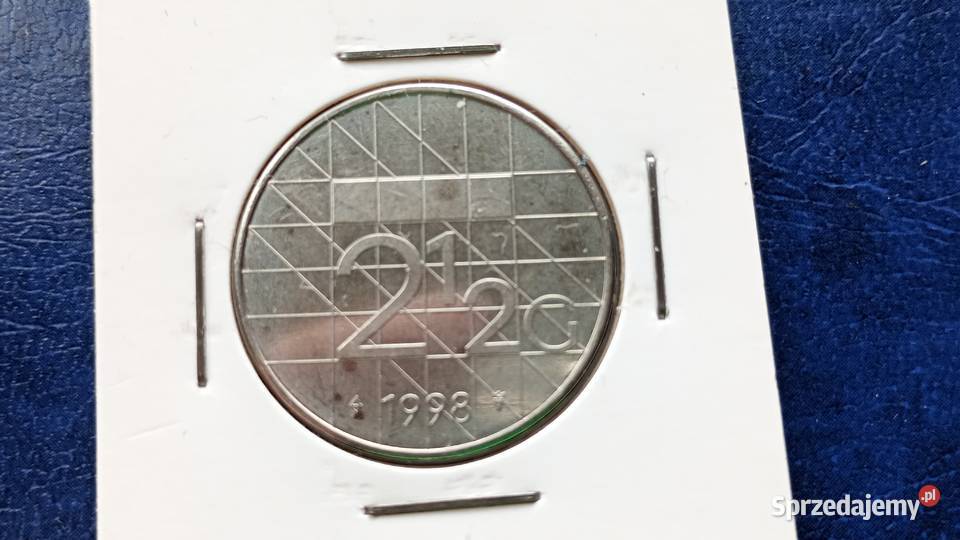 Stare monety 2 12 gulden 1998 Holandia Lesko