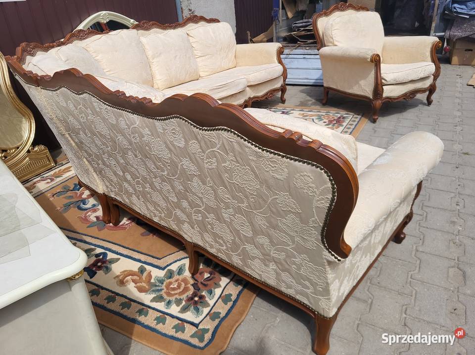 Piękny komplet wypoczynkowy narożnik fotel kujawsko-pomorskie Sypniewo