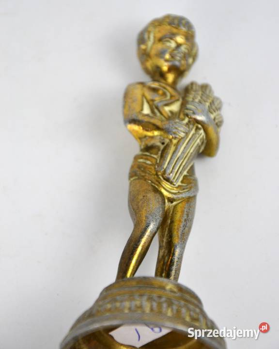 Figurka mosiądz cherubin Bachus alegoria piwa Bronisze sprzedam